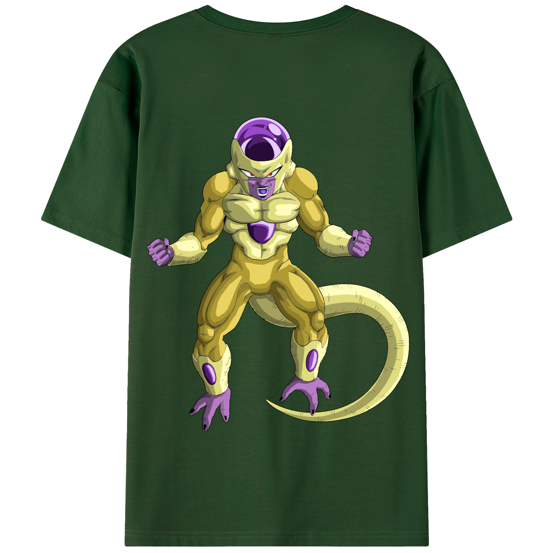 （画像用） ドラゴンボール フリーザ DRAGON BALL Frieza 綿100％半袖Tシャツ（背面プリント）